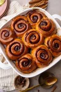 cinnamon roll glaze recipe