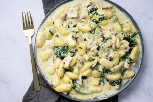 amazing gorgonzola spinach mushroom gnocchi recipe