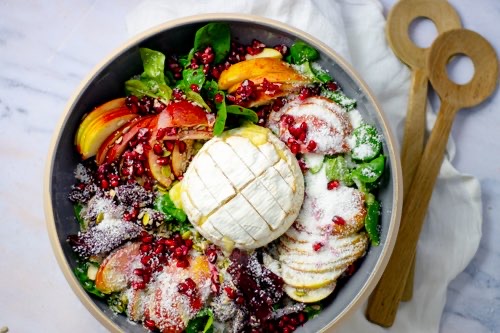 The ultimate healthy apple camembert winter salad recipe