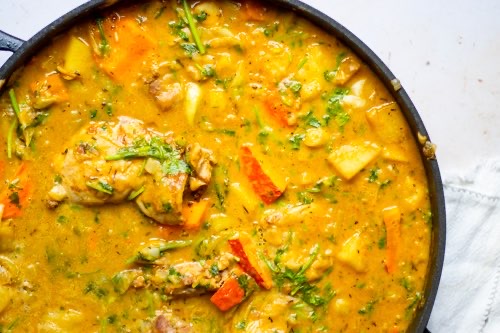 the best peanut butter pumpkin stew with boneless chicken tights recipe